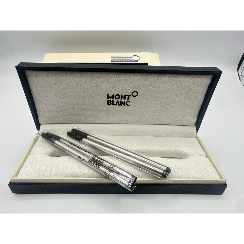 MontBlanc Rollerball LeGrand Refills FINE x2 Medium x2 Germany